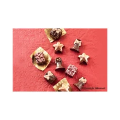 SILIKOMART Moules À Chocolat|Moule Silicone|Moule à Chocolat 12 Sujets Noël Easy Choc - Silicone Spécial Chocolat