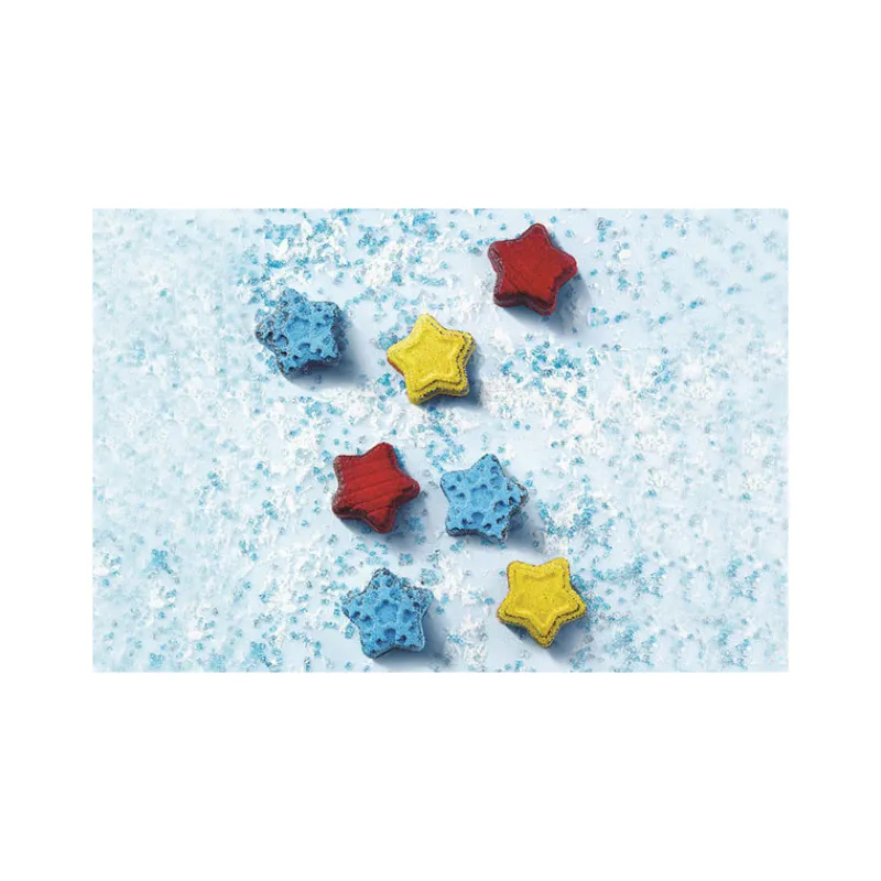 SILIKOMART Moules À Chocolat|Moule Silicone|Moule à Chocolat 15 Étoiles de Noël Easy Choc - Silicone Spécial Chocolat