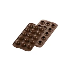 EASY CHOC Moules À Chocolat|Moule Silicone|Moule à Chocolat 15 Truffes - Silicone Spécial Chocolat