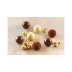 EASY CHOC Moules À Chocolat|Moule Silicone|Moule à Chocolat 15 Truffes - Silicone Spécial Chocolat