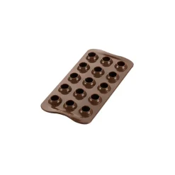 EASY CHOC Moules À Chocolat|Moule Silicone|Moule à Chocolat 15 Truffes - Silicone Spécial Chocolat