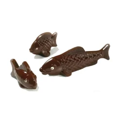 BARRY Moules À Chocolat|Moule à Chocolat Assortiment Poissons 245 et 110 mm (x6)