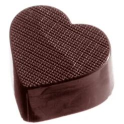 CHOCOLATE WORLD Moules À Chocolat|Moule à chocolat Cœur à Carreaux (x32)