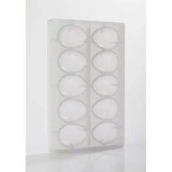 BARRY Moules À Chocolat|Moule à Chocolat Oeuf Lisse 6,5 cm (x10)