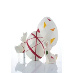 BARRY Moules À Chocolat|Moule à Chocolat Oeuf Origami 18 cm