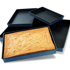 MATFER Caisse À Génoise|Moule Anti-adhésif|Moule à Génoise 40 x 30 cm H 3,5 cm Exopan