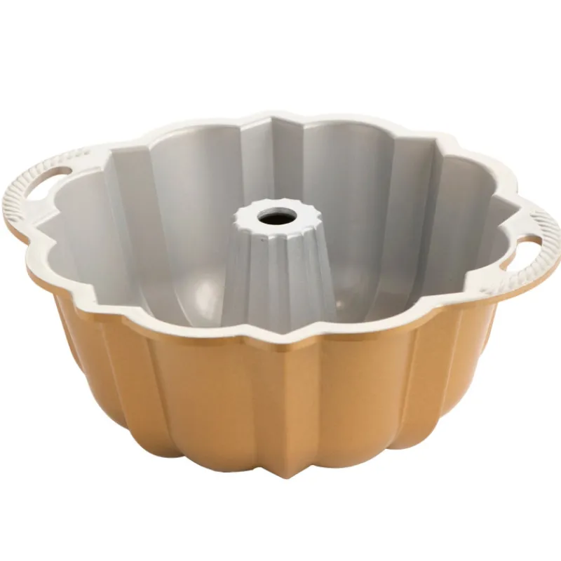 NORDIC WARE Moule Anti-adhésif|Moules À Gâteaux|Moule à Gâteau Bundt Anniversaire Gold 2,5 L
