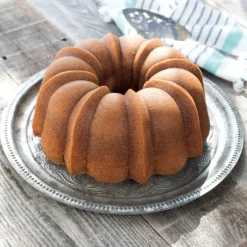 NORDIC WARE Moule Anti-adhésif|Moules À Gâteaux|Moule à Gâteau Bundt Anniversaire Gold 2,5 L