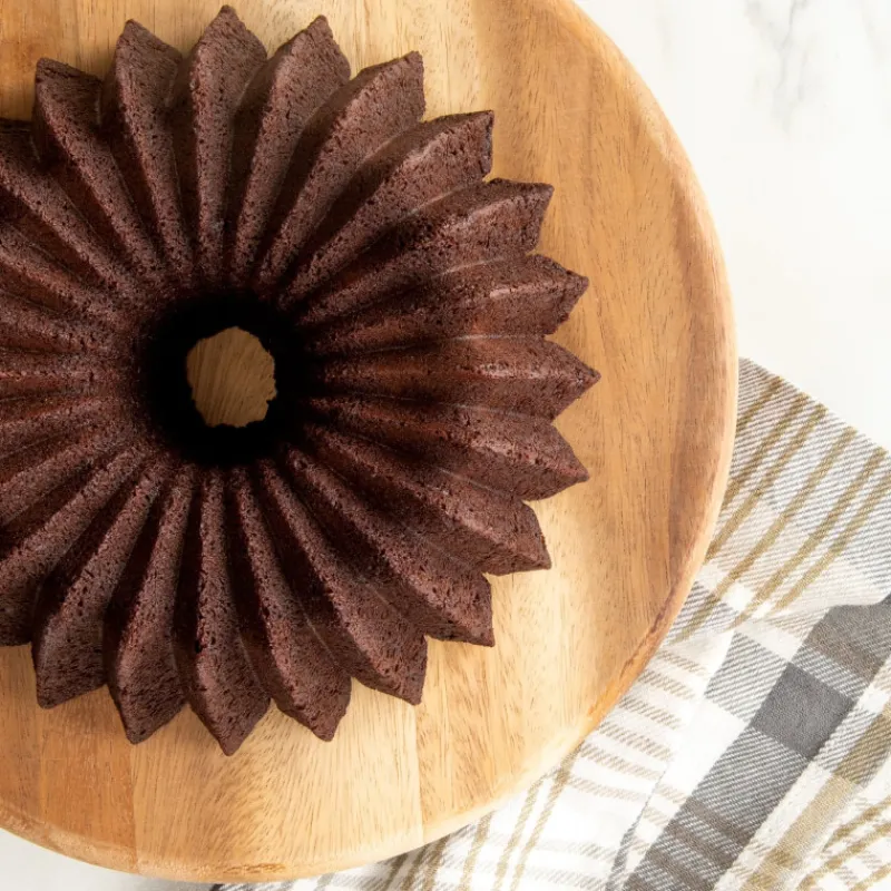 NORDIC WARE Moule Anti-adhésif|Moules À Gâteaux|Moule à Gâteau Bundt Brilliance 1,5 L Gold