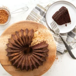 NORDIC WARE Moule Anti-adhésif|Moules À Gâteaux|Moule à Gâteau Bundt Brilliance 1,5 L Gold