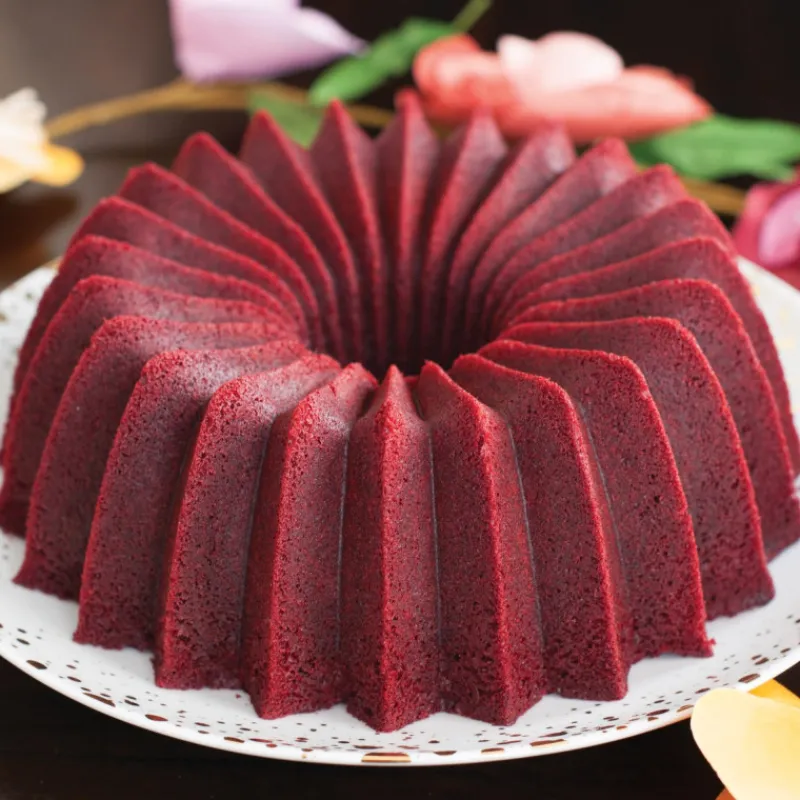 NORDIC WARE Moule Anti-adhésif|Moules À Gâteaux|Moule à Gâteau Bundt Brilliance 2,5 L Gold