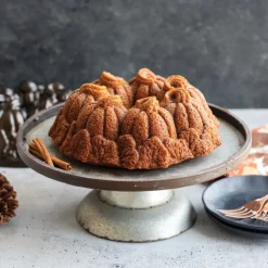 NORDIC WARE Moule Anti-adhésif|Moules À Gâteaux|Moule à Gâteau Bundt Citrouille Bronze
