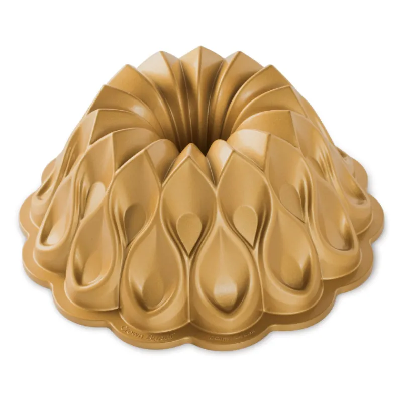 NORDIC WARE Moule Anti-adhésif|Moules À Gâteaux|Moule à Gâteau Bundt Couronne Gold