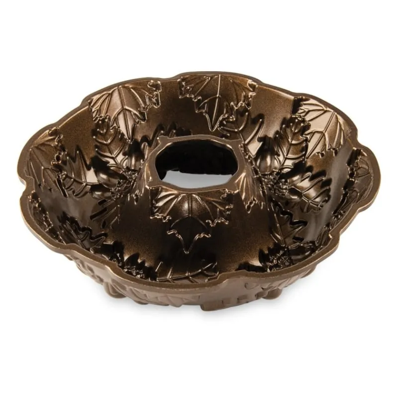NORDIC WARE Moule Anti-adhésif|Moules À Gâteaux|Moule à Gâteau Bundt Couronne d'Automne Bronze