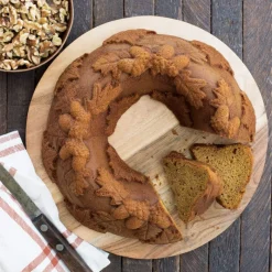 NORDIC WARE Moule Anti-adhésif|Moules À Gâteaux|Moule à Gâteau Bundt Couronne d'Automne Bronze