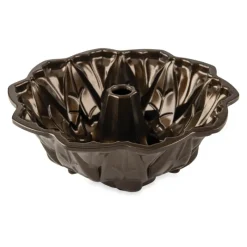 NORDIC WARE Moules À Gâteaux|Moule Anti-adhésif|Moule à Gâteau Bundt Feuilles d'Automne Bronze