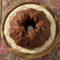 NORDIC WARE Moules À Gâteaux|Moule Anti-adhésif|Moule à Gâteau Bundt Feuilles d'Automne Bronze