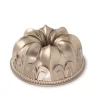 NORDIC WARE Moule Anti-adhésif|Moules À Gâteaux|Moule à Gâteau Bundt Fleur de Lys Toffee