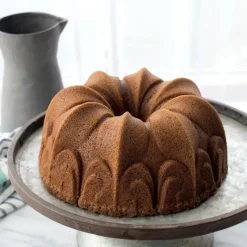 NORDIC WARE Moule Anti-adhésif|Moules À Gâteaux|Moule à Gâteau Bundt Fleur de Lys Toffee