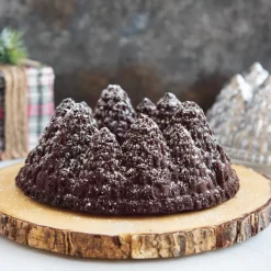 NORDIC WARE Moule Anti-adhésif|Moules À Gâteaux|Moule à Gâteau Bundt Forêt de Sapins Silver