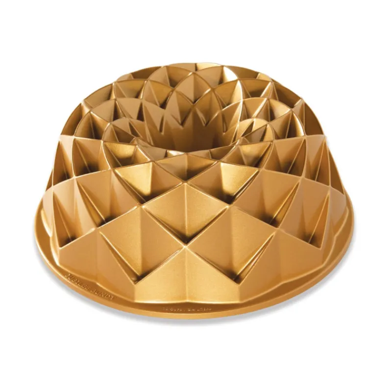 NORDIC WARE Moule Anti-adhésif|Moules À Gâteaux|Moule à Gâteau Bundt Jubilee Gold