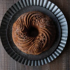 NORDIC WARE Moule Anti-adhésif|Moules À Gâteaux|Moule à Gâteau Bundt Let It Snow Silver