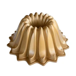 NORDIC WARE Moule Anti-adhésif|Moules À Gâteaux|Moule à Gâteau Bundt Lotus Gold