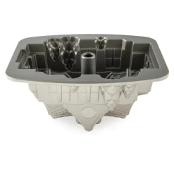 NORDIC WARE Moule Anti-adhésif|Moules À Gâteaux|Moule à Gâteau Bundt Maison Silver