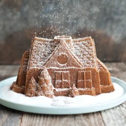 NORDIC WARE Moule Anti-adhésif|Moules À Gâteaux|Moule à Gâteau Bundt Maison Silver