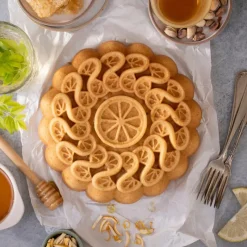 NORDIC WARE Moule Anti-adhésif|Moules À Gâteaux|Moule à Gâteau Citron Toffee