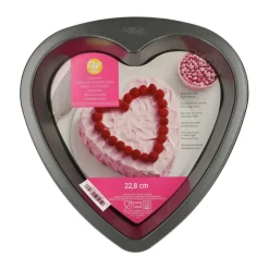 WILTON Moules À Gâteaux|Moule à Gâteau Coeur 22,8 cm x H 5,8 cm