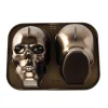 NORDIC WARE Moule Anti-adhésif|Moules À Gâteaux|Moule à Gâteau 3D Tête de Mort Bronze