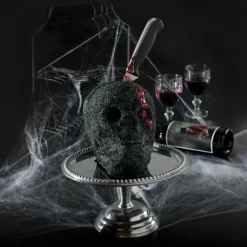 NORDIC WARE Moule Anti-adhésif|Moules À Gâteaux|Moule à Gâteau 3D Tête de Mort Bronze