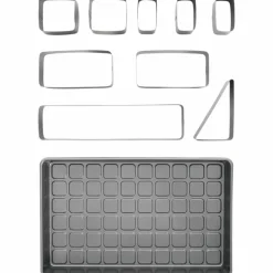 WILTON Cercle À Patisserie|Emporte Pièce - Découpoir Pâtisserie|Moule à Gâteau Number Cake et Letter Cake