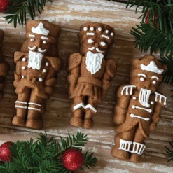 NORDIC WARE Moule Anti-adhésif|Moules À Gâteaux|Moule à Gâteaux Casse-Noisettes (x4) Silver