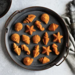 NORDIC WARE Moule Anti-adhésif|Moules À Gâteaux|Moule à Gâteaux Coquillages (x23) Toffee