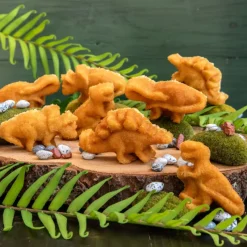 NORDIC WARE Moule Anti-adhésif|Moules À Gâteaux|Moule à Gâteaux Dinosaures (x8) Pro Cast