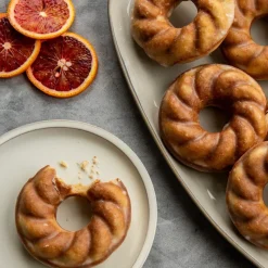 NORDIC WARE Moule Anti-adhésif|Moules À Gâteaux|Moule à Gâteaux Donuts Torsadés (x6) Pro Cast