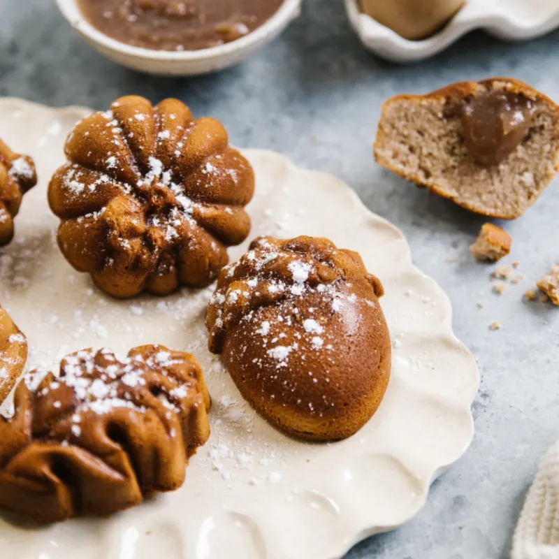 NORDIC WARE Moule Anti-adhésif|Moules À Gâteaux|Moule à Gâteaux Gourmandises d'Automne (x16) Bronze