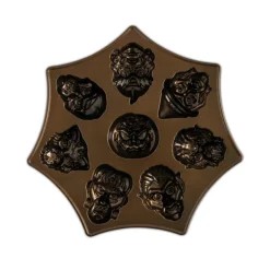 NORDIC WARE Moule Anti-adhésif|Moules À Gâteaux|Moule à Gâteaux Monstres (x8) Bronze