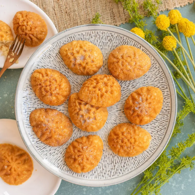 NORDIC WARE Moule Anti-adhésif|Moules À Gâteaux|Moule à Gâteaux Oeufs de Pâques (x6) Toffee