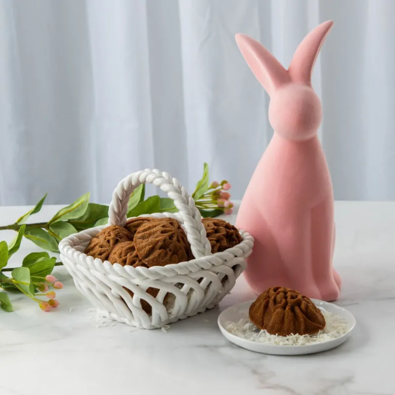 NORDIC WARE Moule Anti-adhésif|Moules À Gâteaux|Moule à Gâteaux Oeufs de Pâques (x6) Toffee