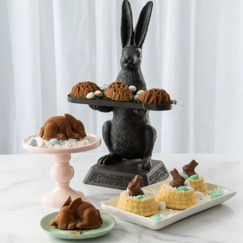 NORDIC WARE Moule Anti-adhésif|Moules À Gâteaux|Moule à Gâteaux Oeufs de Pâques (x6) Toffee