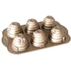 NORDIC WARE Moule Anti-adhésif|Moules À Gâteaux|Moule à Gâteaux Ruches (x6) Toffee