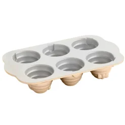 NORDIC WARE Moule Anti-adhésif|Moules À Gâteaux|Moule à Gâteaux Ruches (x6) Toffee