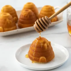 NORDIC WARE Moule Anti-adhésif|Moules À Gâteaux|Moule à Gâteaux Ruches (x6) Toffee