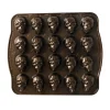 NORDIC WARE Moule Anti-adhésif|Moules À Gâteaux|Moule à Gâteaux Têtes de Mort (x20) Bronze