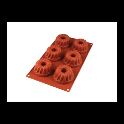 MALLARD FERRIERE Moule Silicone|Moules À Gâteaux|Moule 6 Kouglofs en silicone