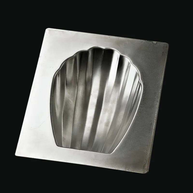 MATFER Moule Fer Blanc|Moules À Gâteaux|Moule à Madeleine du Partage XXL Fer Blanc