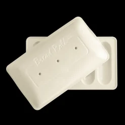 EMILE HENRY Plat De Cuisson|Moule à Mini-Baguettes en Céramique 39 cm Lin